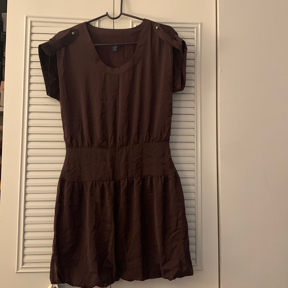 Bubble hem dress from Gap, plum, size 6.